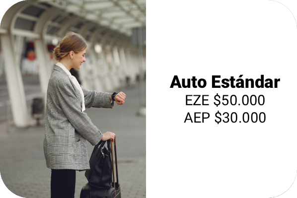 Precio traslado estándar a Aeropuerto Ezeiza